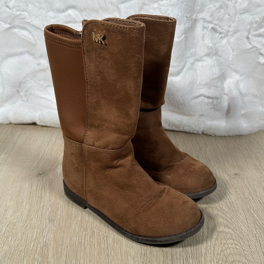 Michael Kors Toddler Suede Zip up Boots